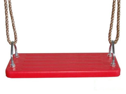 Siège en caoutchouc pour balançoire à corde d'aire de jeux