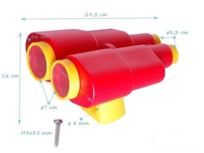 Télescope + Gouvernail pour Bateau + Jumelles pour Enfants