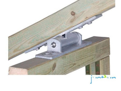 Base pour Poutre Type I galvanisé,  balançoire libellule, poutre d'équilibre