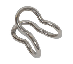 Virole à joint croisé en acier inoxydable type U 18 mm