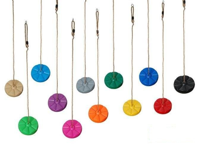 Balançoire Disque en Plastique FLEUR