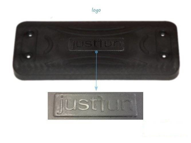 Siège de balançoire en Caoutchouc avec Plaque en Aluminium LUX, EN1176