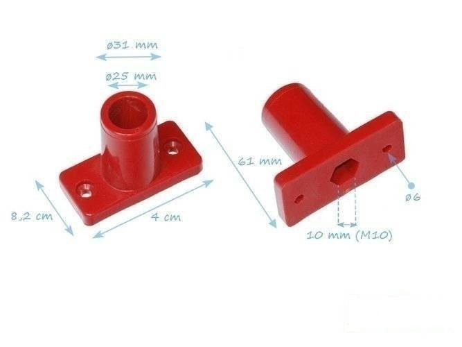 Fixation de corde 16 mm