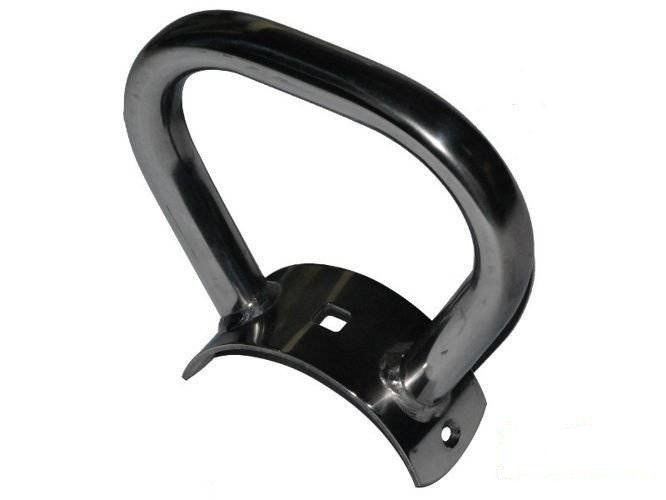 Poignèe en Acier Inoxydable pour Poutre Ronde 120 mm