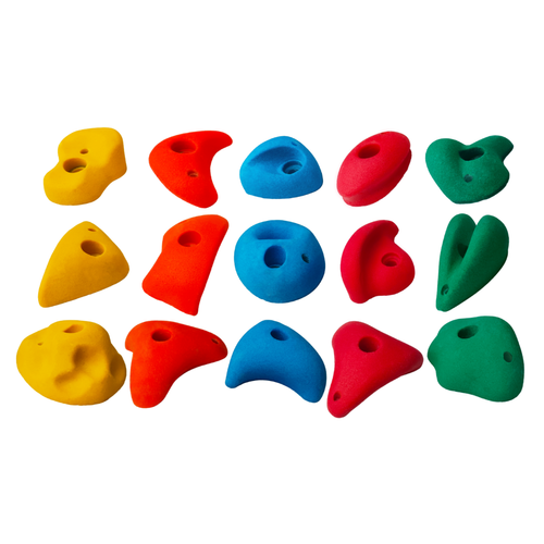 Pierres d'escalade S+M+L (Set = 15 pièces)