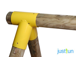 2 x Raccord balançoire Rond Ø100 mm, 100°