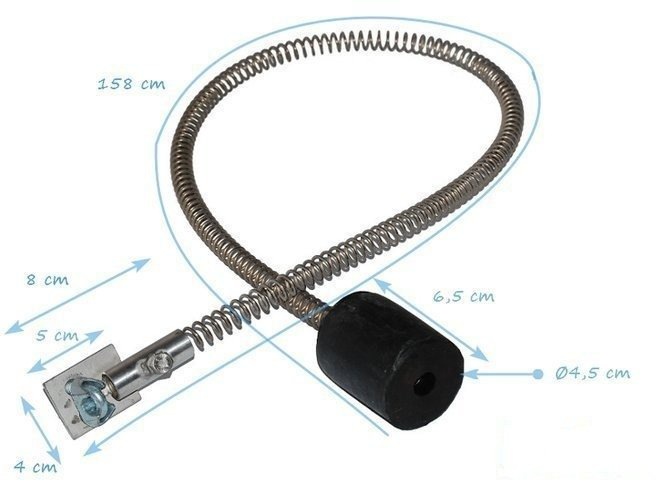 Ressort de Frein pour tyrolienne - de tyroliennes pour jardin