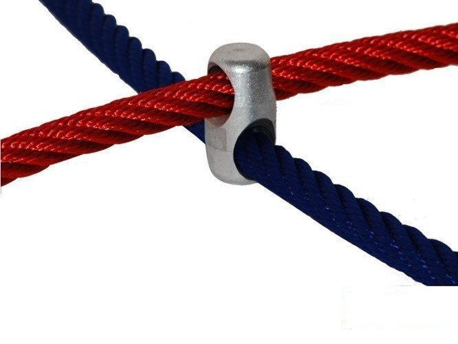 Raccord Croisillon en Aluminium pour Corde armée Ø16 mm