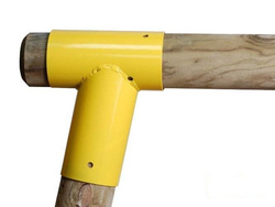 Raccord balançoire Rond Ø100 mm, 100°