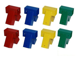 2 x Raccord balançoire 90x90 mm, 90°