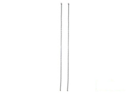 eu de chaînes en acier inoxydable un point 5 mm - 1,8 m