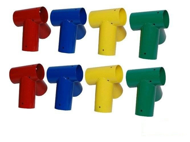 2 x Raccord balançoire Rond Ø100 mm, 100°