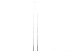 eu de chaînes en acier inoxydable un point 5 mm - 1,8 m