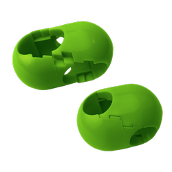 Jonction Croisillon pour Corde armée ø 16 mm - escalade, balançoire