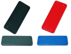 Siège de balançoire en Caoutchouc avec Plaque en Métallique