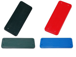 Siège de balançoire en Caoutchouc avec Plaque en Métallique avec Jeu de chaînes en Acier galvanisé 5 mm - 1,8 m, espaces publics