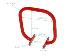 Poignèe en mètal pour Poutre 240 x 240