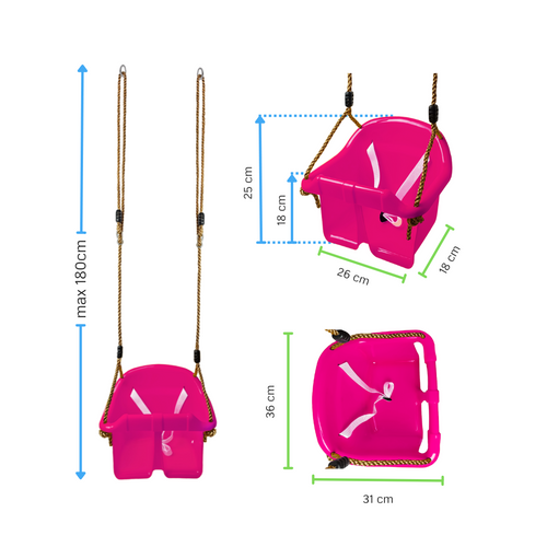 Balançoire bébé en plastique ECO