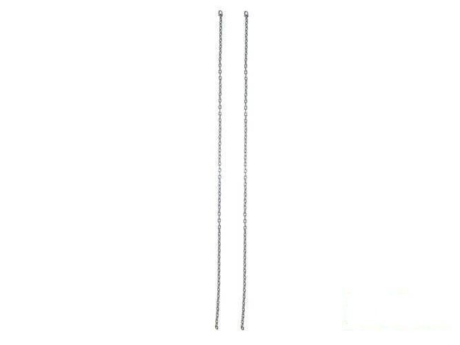Siège de balançoire LUX avec eu de chaînes en acier inoxydable un point 5 mm - 1,8 m