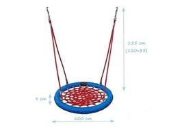 Balançoire nid d'oiseau 100 cm espaces publics