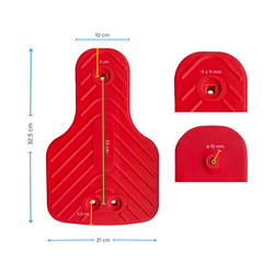 Siège en Caoutchouc pour Poutre