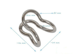 Virole à joint croisé en acier inoxydable type U 16 mm