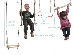Balançoire enfant set de gymnastique pour l'aire de jeux