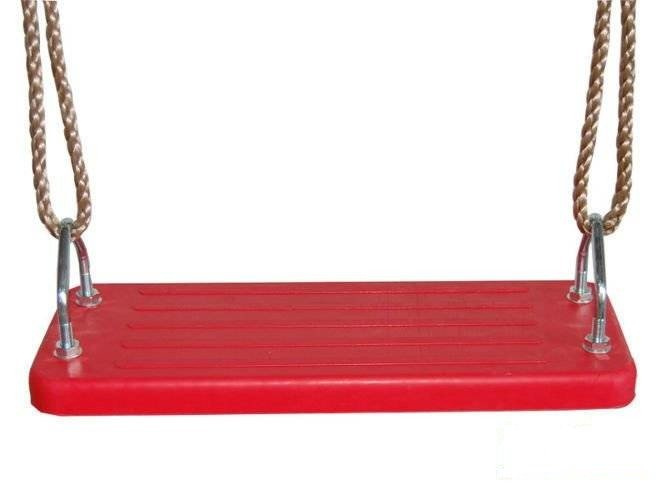 Siège en caoutchouc pour balançoire à corde d'aire de jeux