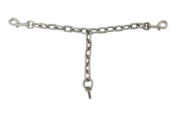 Jeu de chaînes en Acier Inoxydable 5 mm - 1,8 m- aire de jeux