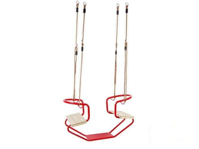 Balançoire Double en métal Club PANDA