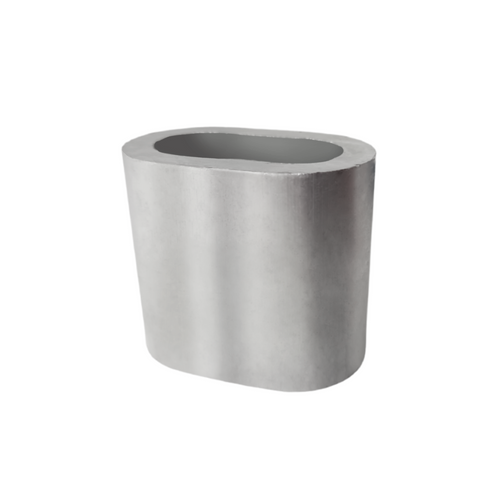 Anneau ovale en aluminium 45 mm 18E