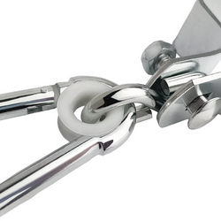 Crochet de balançoire 9x9 cm Carré